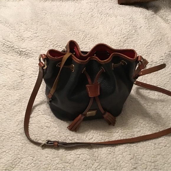 Dooney & Bourke Black Bucket Crossbody Bag - Picture 2 of 11